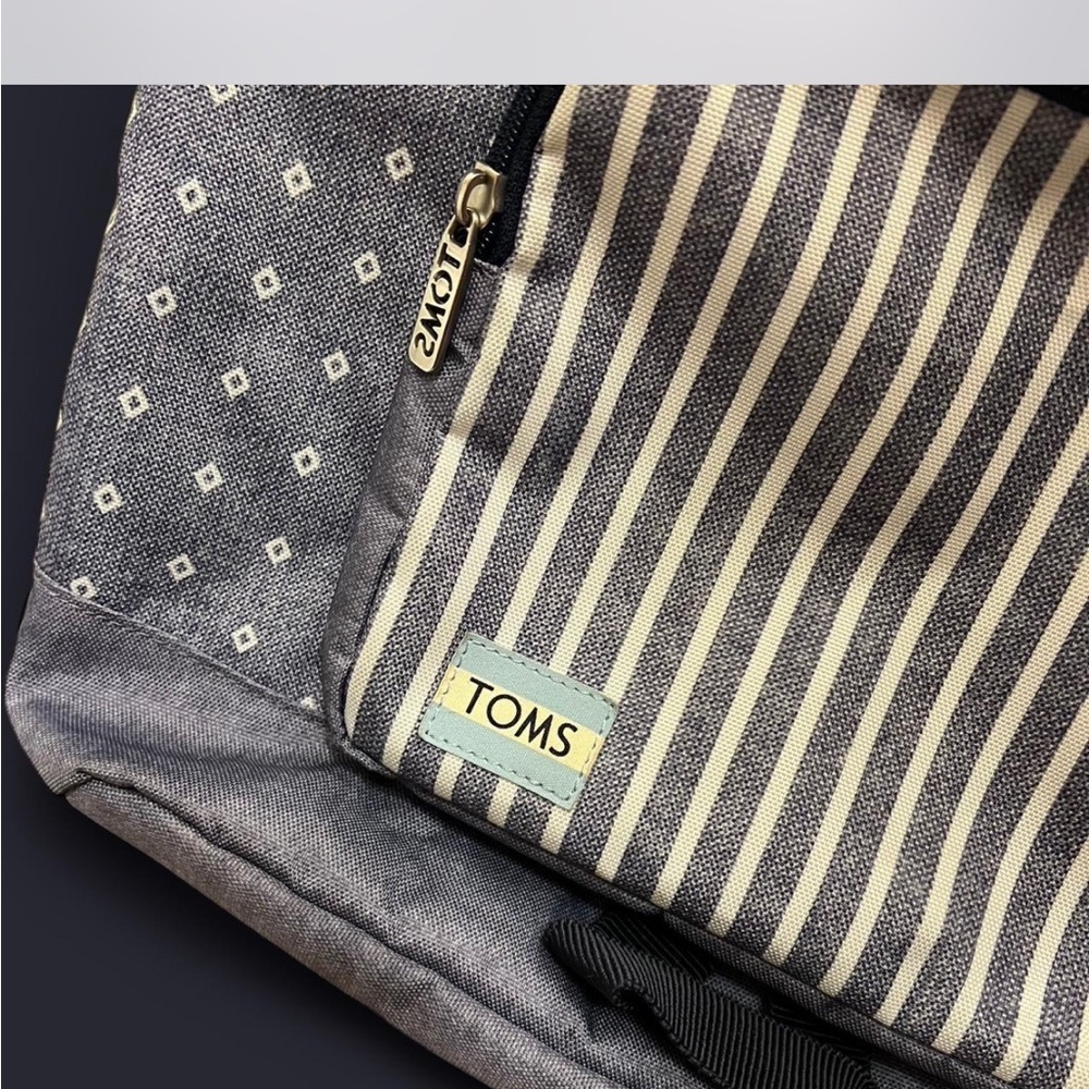 TOMS Gray Backpack - Picture 2 of 3